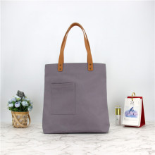 OEM Women Fashion Casual Canvas Handbags Large Capacity Tote Shoulder Bag